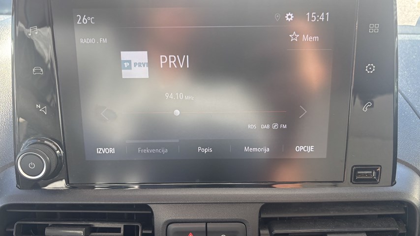 RABLJENO VOZILO OPEL COMBO VAN ENJOY L1H1 D 1,5 DT MT6 Mehanički mjenjač DIESEL 224875