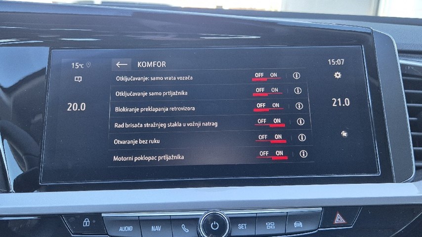 RABLJENO VOZILO OPEL GRANDLAND GS F 1,2 XHT E-DCT MHEV AT Automatski mjenjač BENZIN 67227