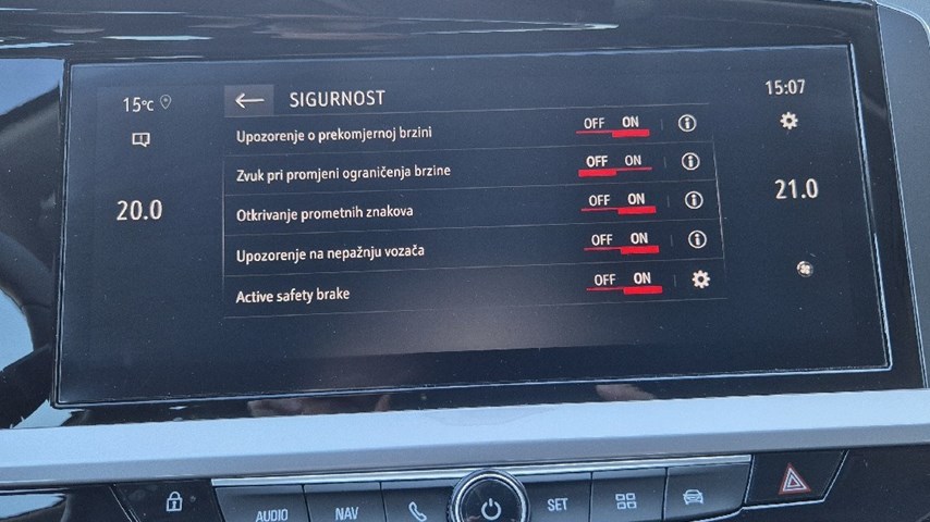 RABLJENO VOZILO OPEL GRANDLAND GS F 1,2 XHT E-DCT MHEV AT Automatski mjenjač BENZIN 67227