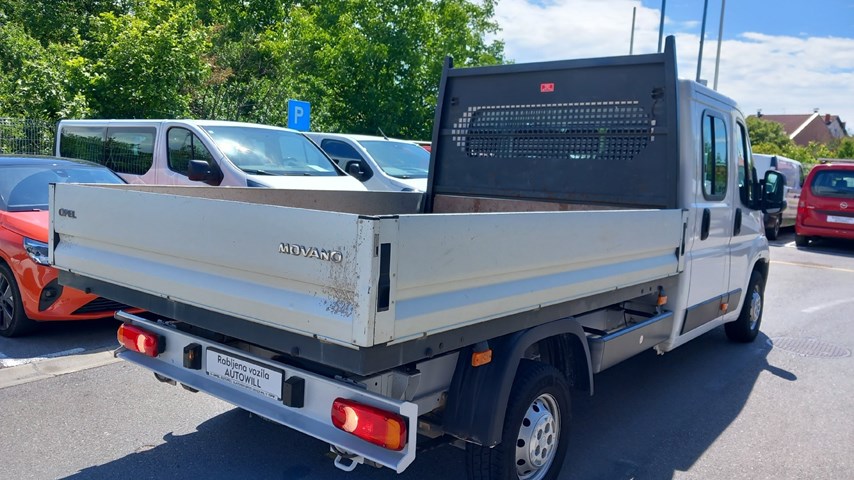 RABLJENO VOZILO OPEL MOVANO DROPSIDE 3500 L3 DOUBLE CAB Mehanički mjenjač DIESEL 65731