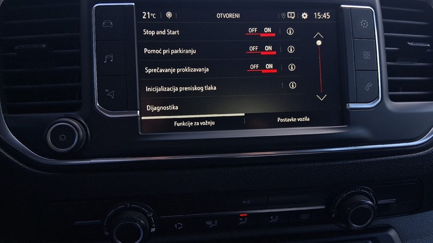RABLJENO VOZILO OPEL VIVARO COMBI L2H1 1,5 L MT6 Mehanički mjenjač DIESEL 65797