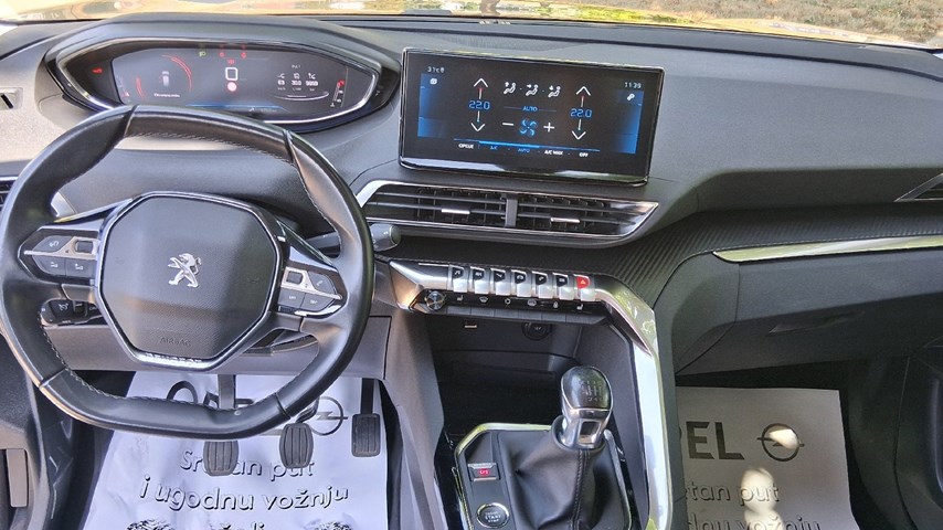 RABLJENO VOZILO PEUGEOT 3008 1,5 D ALLURE Mehanički mjenjač DIESEL 100222