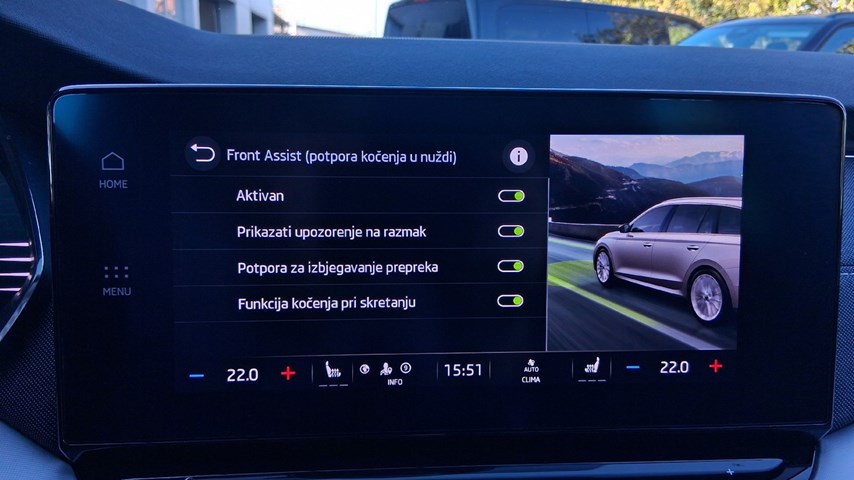 RABLJENO VOZILO ŠKODA OCTAVIA COMBI CLEVER 2,0 TDI Mehanički mjenjač DIESEL 100242