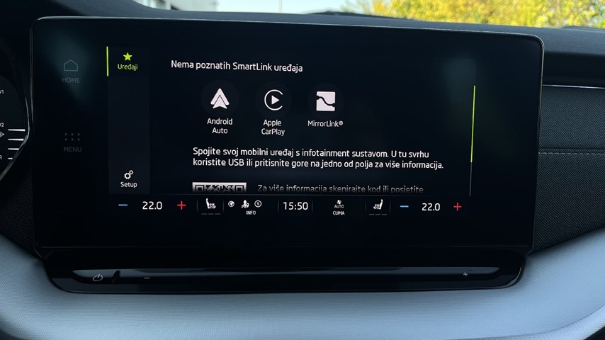 RABLJENO VOZILO ŠKODA OCTAVIA COMBI CLEVER 2,0 TDI Mehanički mjenjač DIESEL 100242