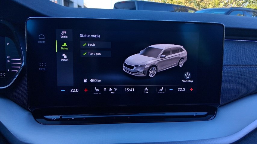 RABLJENO VOZILO ŠKODA OCTAVIA COMBI CLEVER 2,0 TDI Mehanički mjenjač DIESEL 100242