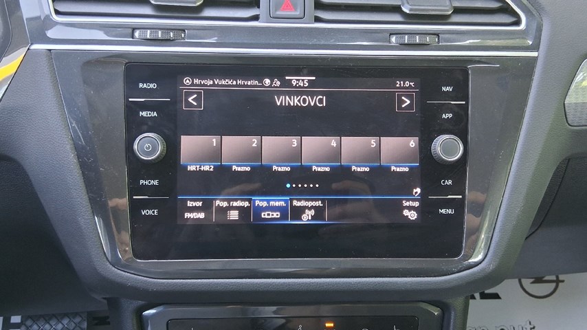 RABLJENO VOZILO VOLKSWAGEN TIGUAN 2,0 D AT Automatski sekvencijalni mjenjač DIESEL 100231